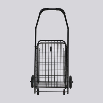 Сгъваема железна четирикрак пазарска количка, преносима, макс. товар 25 кг