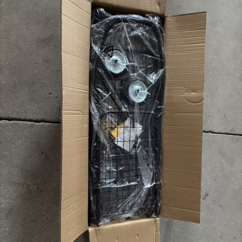 Сгъваема железна четирикрак пазарска количка, преносима, макс. товар 25 кг