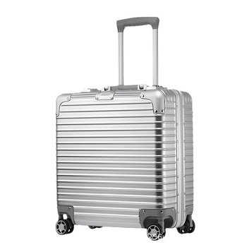 Lagani unisex poslovni trolley kofer, ABS+PC materijal, 2 kg, zatvaranje zipom, vodootporan, prugasti uzorak, poliester podstava