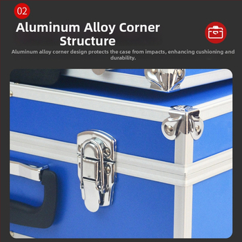 Aluminijska kutija za instrumente, prijenosna, nosivost 15 kg, vodootporna kutija za opremu