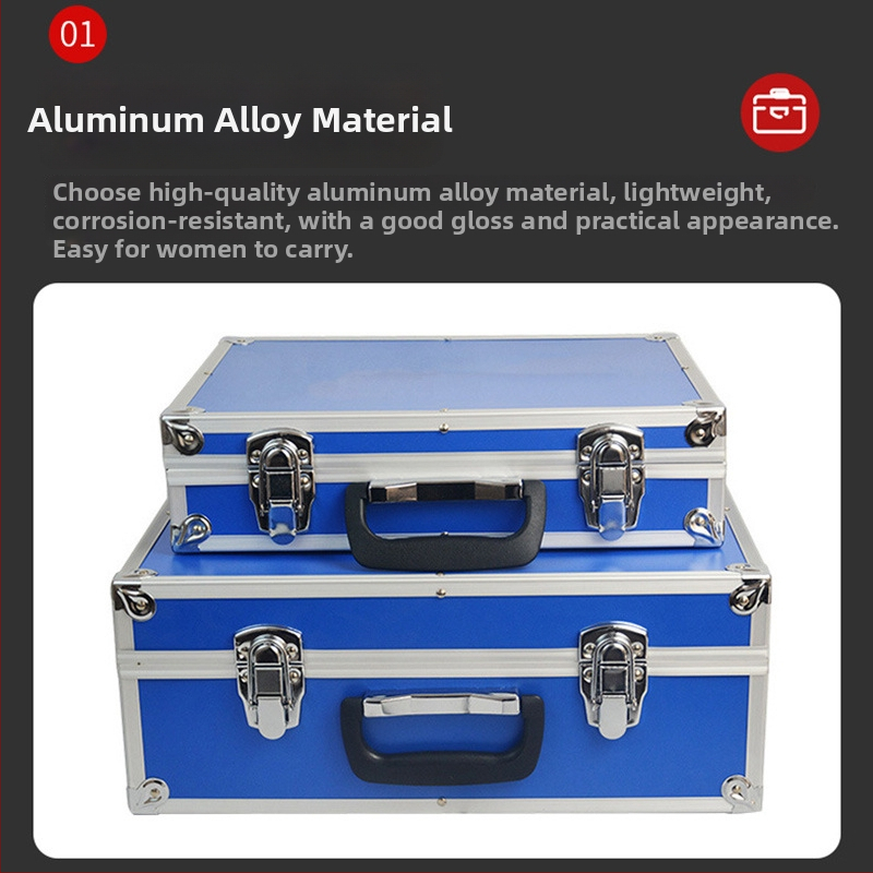Aluminijska kutija za instrumente, prijenosna, nosivost 15 kg, vodootporna kutija za opremu