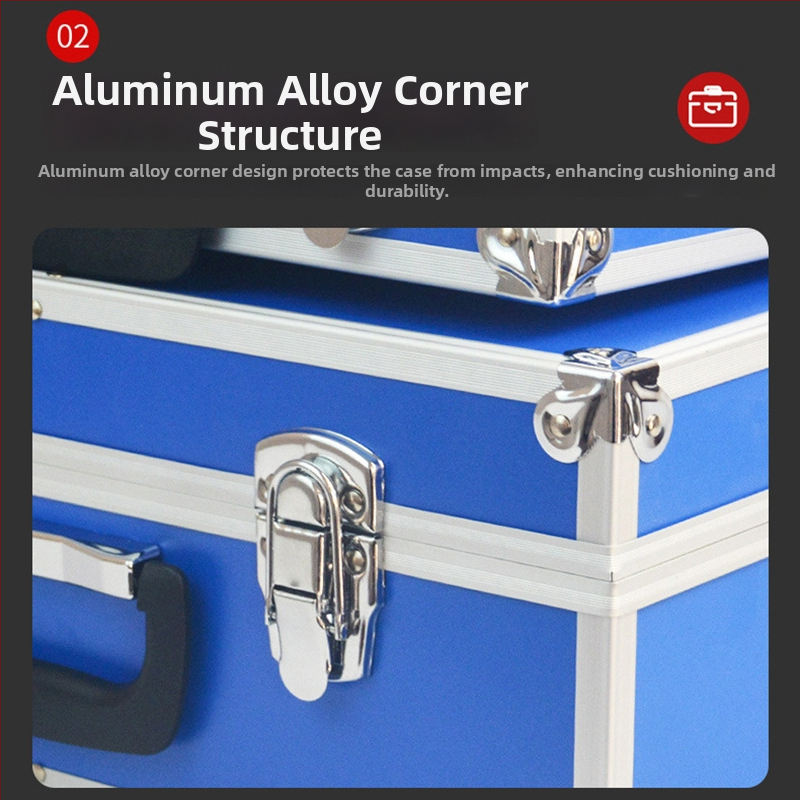 Aluminijska kutija za instrumente, prijenosna, nosivost 15 kg, vodootporna kutija za opremu
