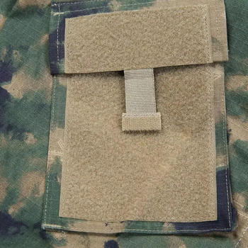 Тактическа камуфлажна тренировъчна униформа, памучно-смесена тъкан, против замърсяване и дезинфекция, камуфлажен принт, за лято, за стрелкови спортове и боево самозащита