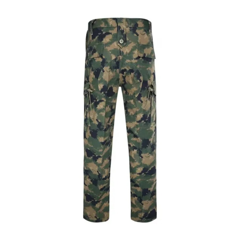 Тактическа камуфлажна тренировъчна униформа, памучно-смесена тъкан, против замърсяване и дезинфекция, камуфлажен принт, за лято, за стрелкови спортове и боево самозащита