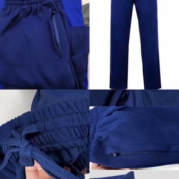 Trening hlače, materijal od pamukovo-mješavine, prozračne, proljeće–jesen, unisex odrasli, jednobojni uzorak