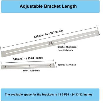 Комплект за ремонт на чекмеджета с универсален поддържащ държач — метал, марка F.s, модел Repair kit, антикорозионен