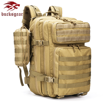 BUCKSGEAR Wolf Commander Taktički ruksak za outdoor, Veliki 3P, MOLLE, Kamuflažni uzorak, Vodootporan