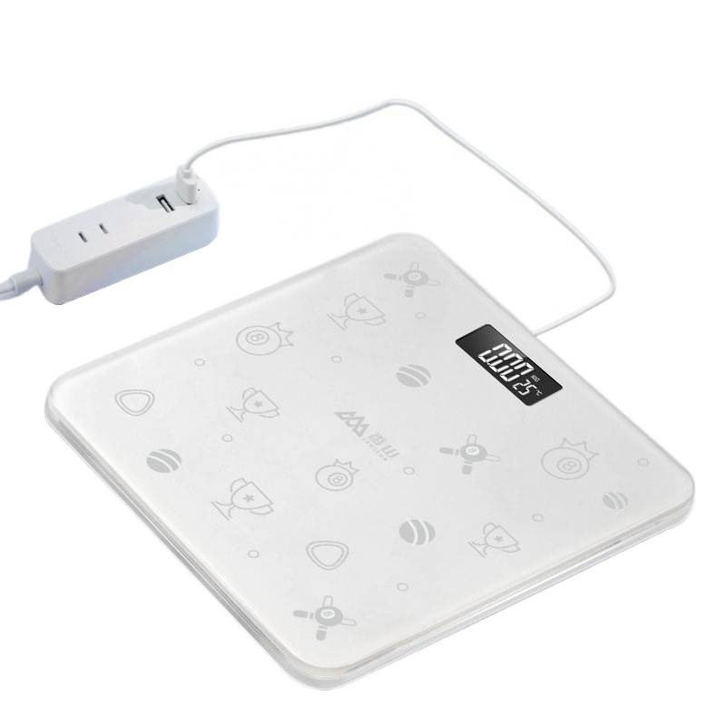 Електронна везна за тегло и телесна мазнина, закалено стъкло, интелигентно измерване на мазнини, домашна употреба