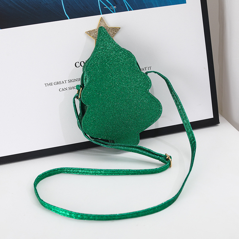 Dječja crossbody torba s šljokicama, vodootporna PVC, podesiva naramenica, zatvarač, geometrijski uzorak