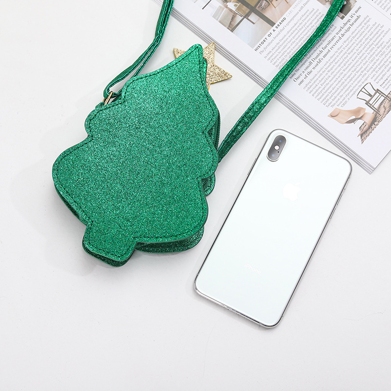 Dječja crossbody torba s šljokicama, vodootporna PVC, podesiva naramenica, zatvarač, geometrijski uzorak