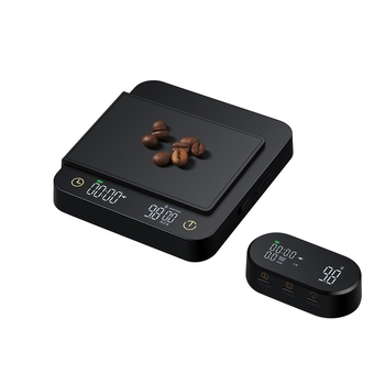 Kompaktna digitalna vaga za kavu s Bluetooth tajmerom, visoka preciznost za talijansko prženje kave, model DH-8706, raspon mjere 3 kg/0,1 g, USB-C napajanje, višenamjenska