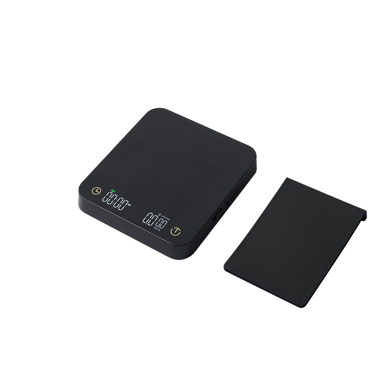 Kompaktna digitalna vaga za kavu s Bluetooth tajmerom, visoka preciznost za talijansko prženje kave, model DH-8706, raspon mjere 3 kg/0,1 g, USB-C napajanje, višenamjenska