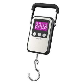 Weiheng WH-A35 Bluetooth малък висящ кантар за пратки, 60 кг, електронен измервател, USB/AA захранване