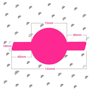 Príslušenstvo tela: PVC, obdĺžnikový tvar, hrúbka 0,3 mm, model RY-0018