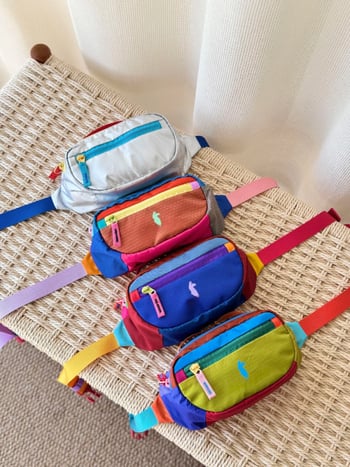 Поясна чанта от полиестер памук, цип, облицовка канва; вътрешна структура: чанта за документи и ламиниран джоб; Пролет 2025