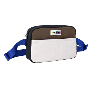 Unisex dječja nylon torba preko ramena s dizajnom blok boja, OEM prilagodba