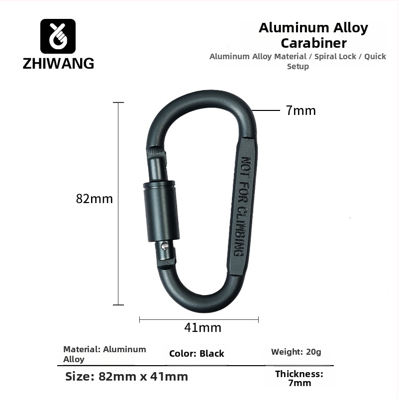 D-typ hlinírový sponový zámok pre vonkajšie vybavenie, nosnosť 40 kg, Značka Expectation, Model HJGK