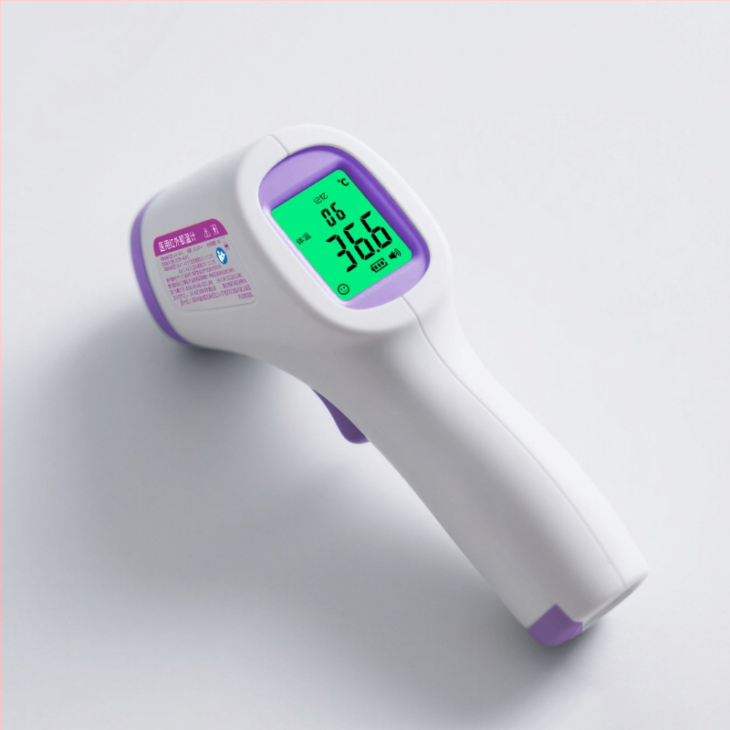 Infračervený teplomer na čelo, bez kontaktu, s digitálnym displejom, 0,2°C rozlíšenie, model F03C/F03D, prenosný