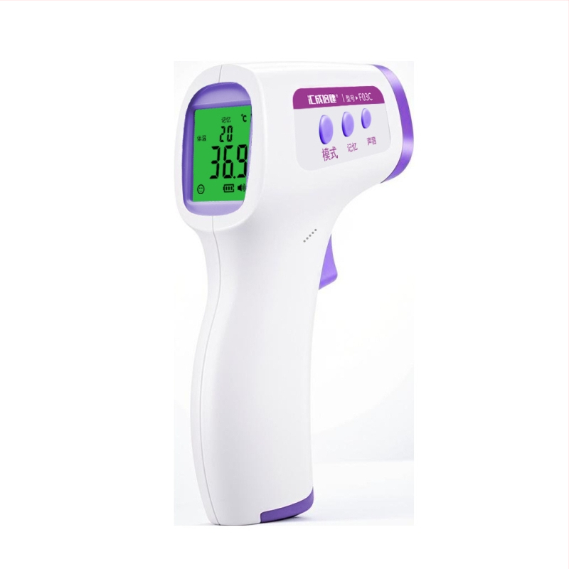 Infračervený teplomer na čelo, bez kontaktu, s digitálnym displejom, 0,2°C rozlíšenie, model F03C/F03D, prenosný