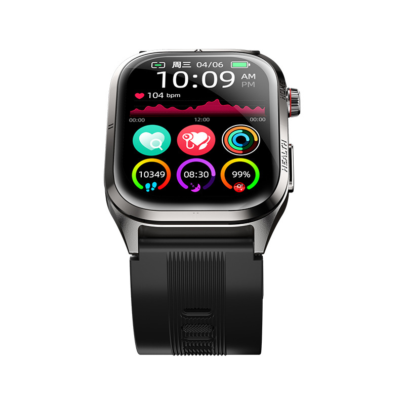 SH-12 Healthwear pametni sat s mjerenjem EKG, AMOLED zaslon, Bluetooth, senzorom otkucaja i SpO2