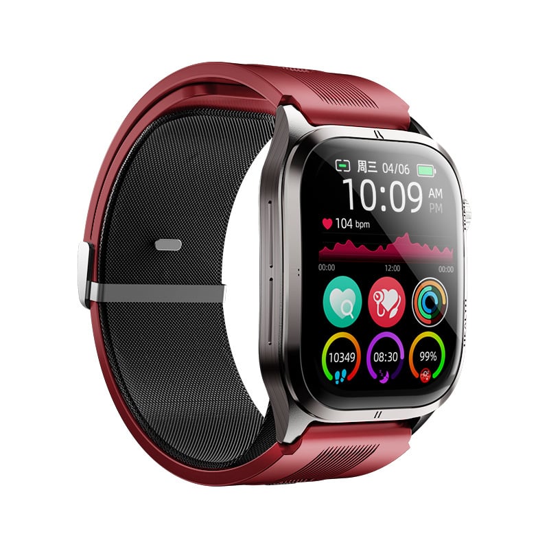 SH-12 Healthwear pametni sat s mjerenjem EKG, AMOLED zaslon, Bluetooth, senzorom otkucaja i SpO2