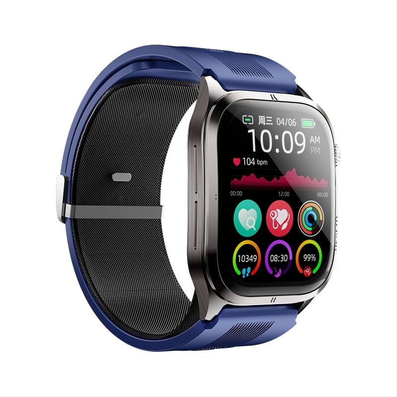SH-12 Healthwear pametni sat s mjerenjem EKG, AMOLED zaslon, Bluetooth, senzorom otkucaja i SpO2