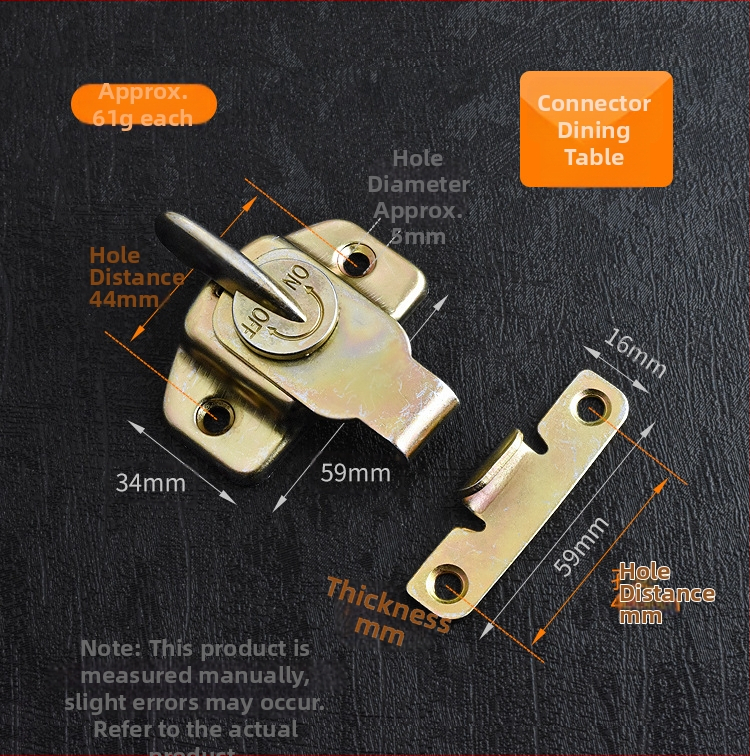 Zaključni element za stolni stol za blagovanje - željezni materijal - Poluo mud Abalone buckle ZC - moderni minimalistički stil