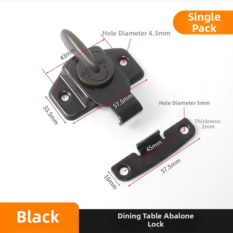 Zaključni element za stolni stol za blagovanje - željezni materijal - Poluo mud Abalone buckle ZC - moderni minimalistički stil