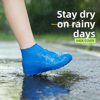 Латексови покривки за дъждовни ботуши, водоустойчиви, противохлъзгащи, удебелени, износоустойчиви
