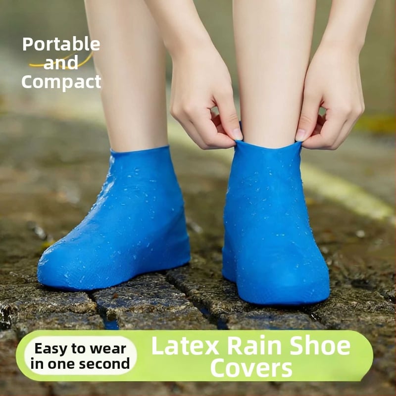 Латексови покривки за дъждовни ботуши, водоустойчиви, противохлъзгащи, удебелени, износоустойчиви