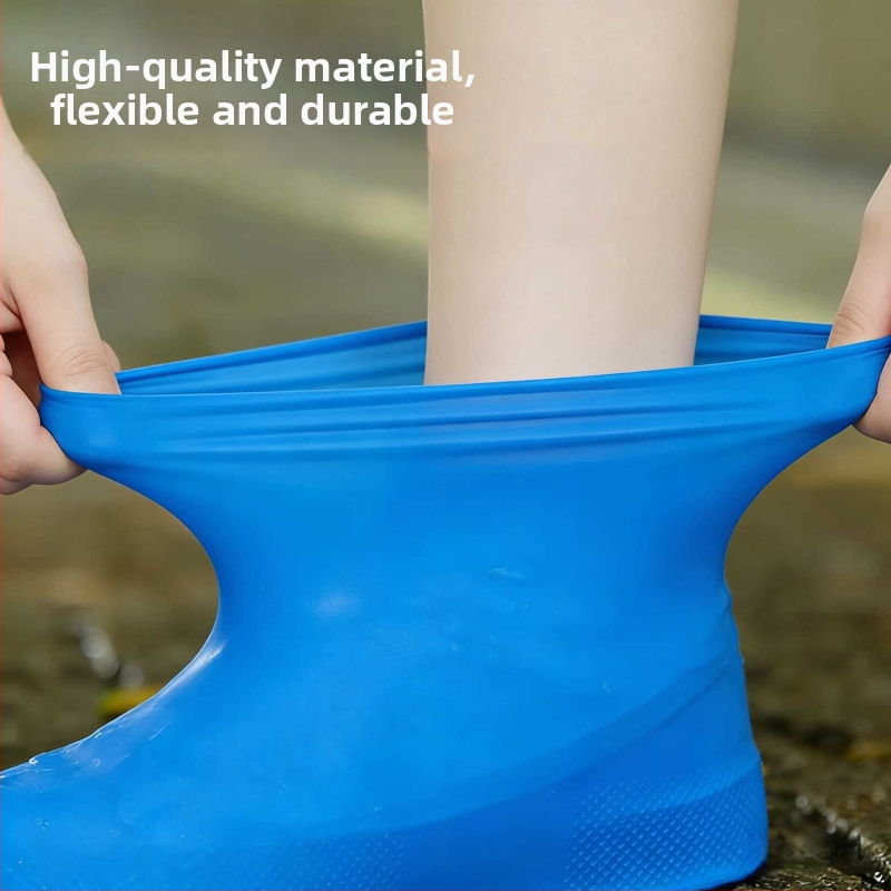 Латексови покривки за дъждовни ботуши, водоустойчиви, противохлъзгащи, удебелени, износоустойчиви