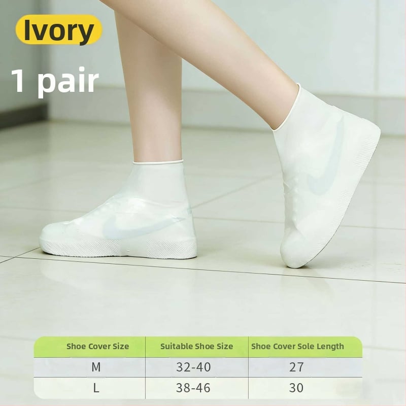 Латексови покривки за дъждовни ботуши, водоустойчиви, противохлъзгащи, удебелени, износоустойчиви