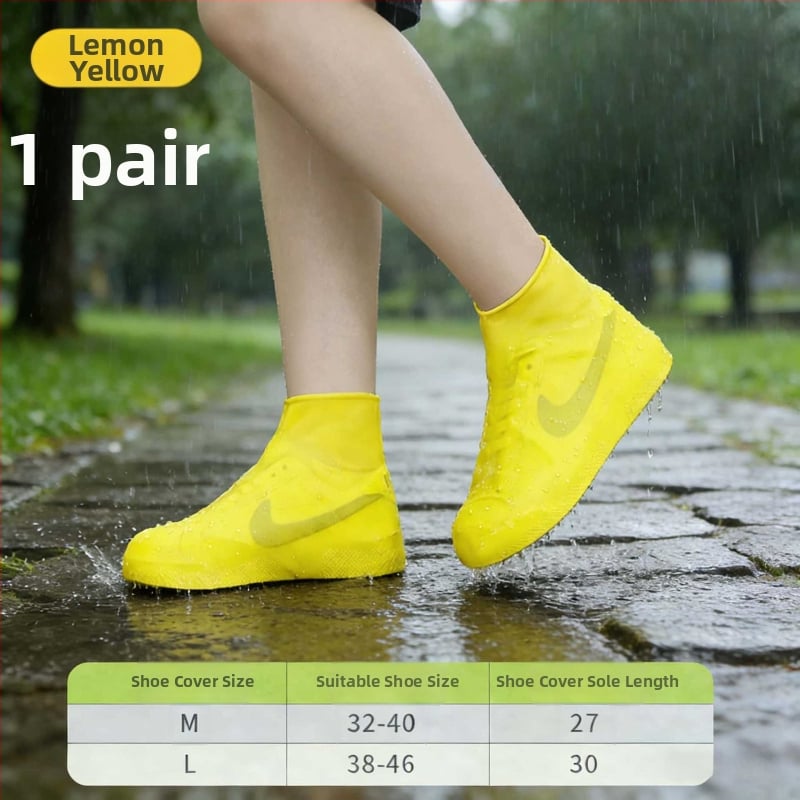 Латексови покривки за дъждовни ботуши, водоустойчиви, противохлъзгащи, удебелени, износоустойчиви