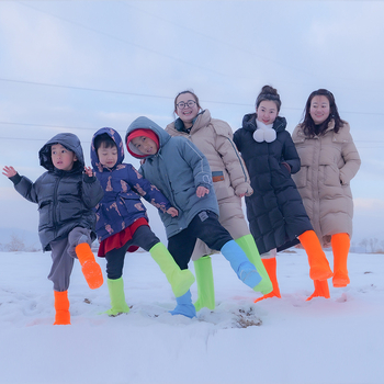 Set echipament zăpadă de iarnă: material impermeabil warp-knitted, funcție outdoor, protecție pentru picioare la drumeții, gheare anti-derapare pentru zăpadă, Travel carefree