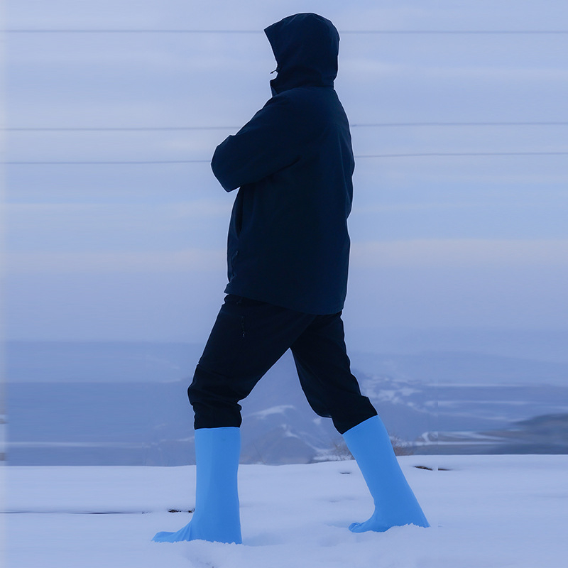 Set echipament zăpadă de iarnă: material impermeabil warp-knitted, funcție outdoor, protecție pentru picioare la drumeții, gheare anti-derapare pentru zăpadă, Travel carefree