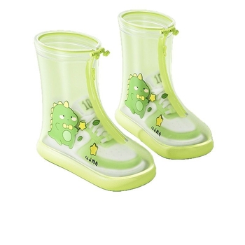 Детски водоустойчив протектор за обувки за момичета, антихлъзгащ дизайн, PVC материал, карикатурен стил