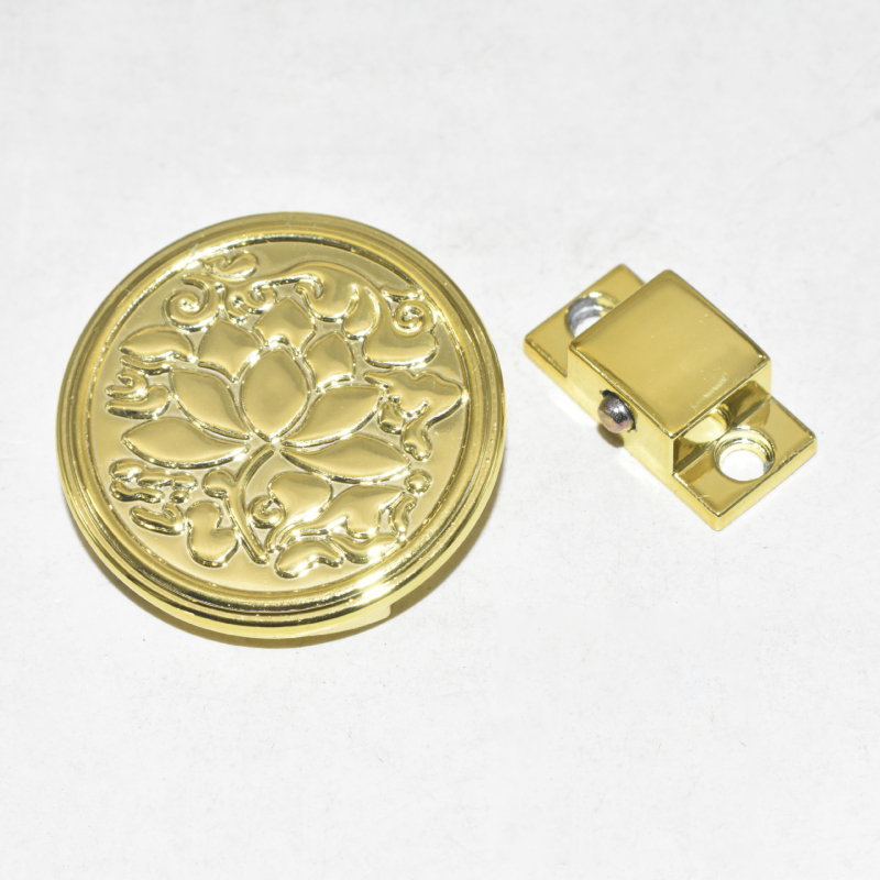 Kuka za torbe - okrugla metalna elektroplakirana, model 040, dodaci za torbe, zima 2023