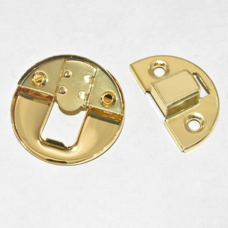 Kuka za torbe - okrugla metalna elektroplakirana, model 040, dodaci za torbe, zima 2023