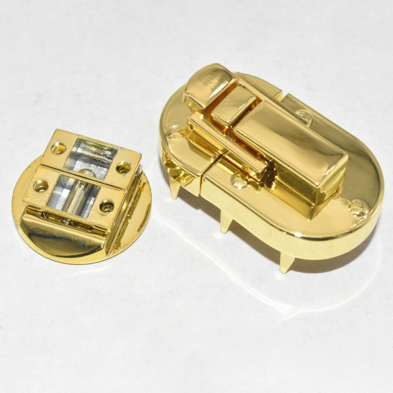 Kuka za torbe - okrugla metalna elektroplakirana, model 040, dodaci za torbe, zima 2023