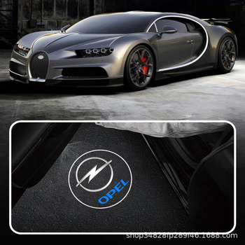 Φωτιστικό καλωσορίσματος αυτοκινήτου συμβατό με Opel με προβολή στην πόρτα, 12V, 5W, μοντέλο DBS0014