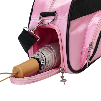 Детска чанта за танци от найлон, устойчива на износване, подплата полиестер, мил стил, за момичета 1–4 години