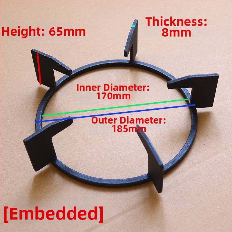 Gaasipliidi riiul, mudel 185/202, käsitsi paigaldus, neto kaal 0,40–0,45 kg, Clouds Are Warm