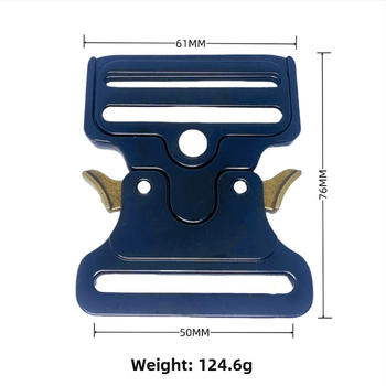 Kobra taktická spona na opasok, plne kovová, zo zinkovej zliatiny, určená pre vonkajšie vybavenie a doplnky k batožine