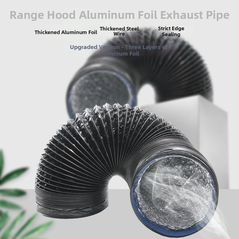 Xin Leon 496 teleskoopiline köögiexhaust toru alumiiniumi-fooliumi komposiidist