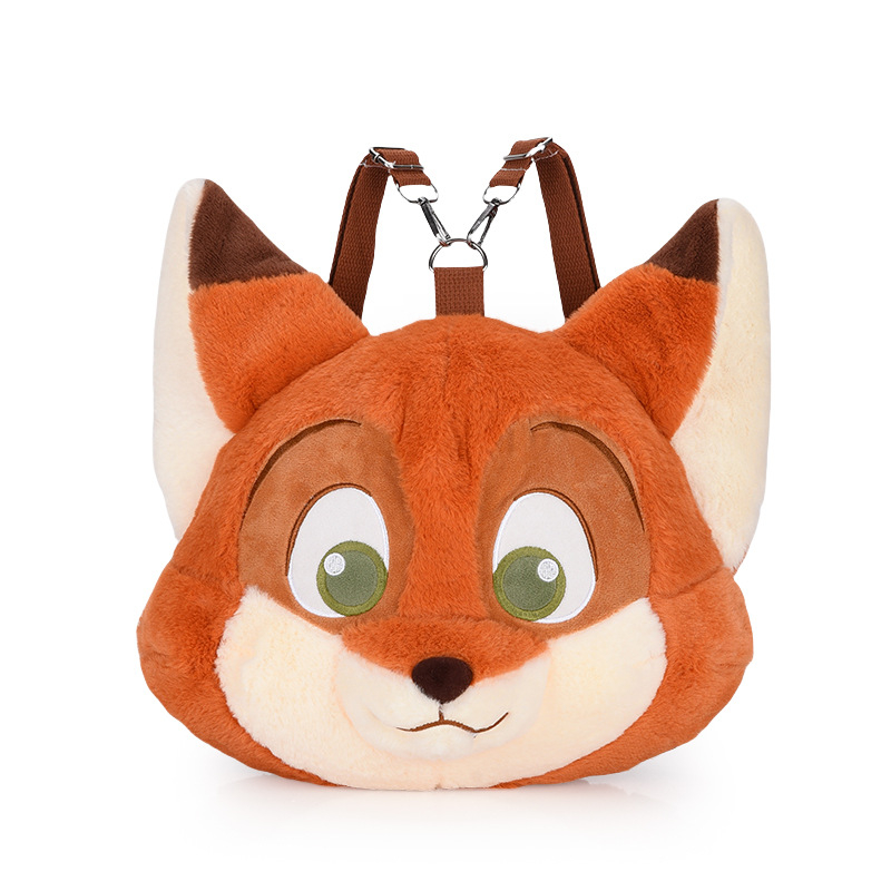 Dječji plišani ruksak s Nick Fox motivom, cartoon dizajn, ultra lagan, otporan na habanje, smanjuje teret, podstava poliester