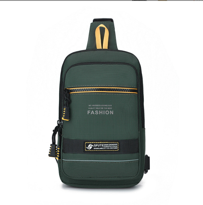Muška Chest Bag Crossbody – Urban minimalist stil, Visokokvalitetna tkanina, Otpornost na habanje, Poliester podstava