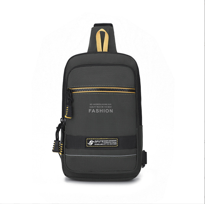 Muška Chest Bag Crossbody – Urban minimalist stil, Visokokvalitetna tkanina, Otpornost na habanje, Poliester podstava