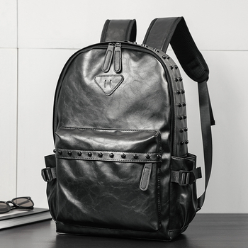 Ruksak od PU kože, retro britanski stil, vodootporan, kapacitet 20-35 L, pogodan za 14-inčni laptop, marka ETONWEAG