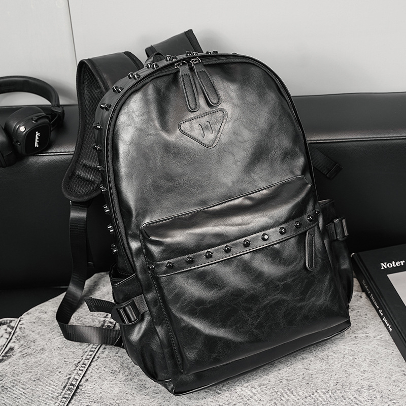 Ruksak od PU kože, retro britanski stil, vodootporan, kapacitet 20-35 L, pogodan za 14-inčni laptop, marka ETONWEAG