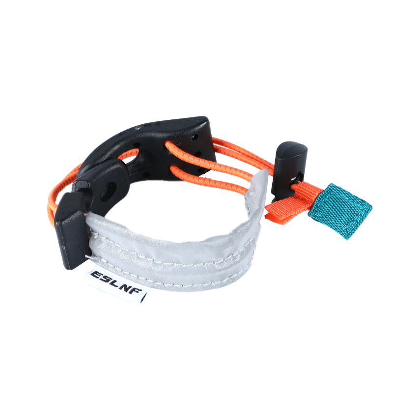 Лента за крак за велосипед ESLNF с найлонова лента, рефлексивен материал и еластична конструкция, регулируема катарама